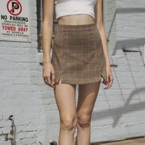 brandy melville plaid skirt